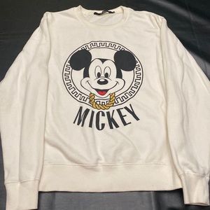 Joyrich: Mens Medium Mickey Mouse sweater (white)